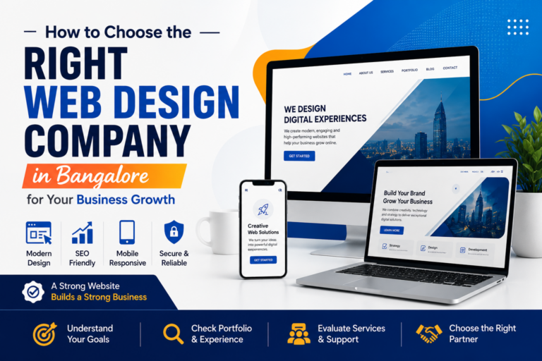 How to Choose the Right Web Design Company in Bangalore for Your Business