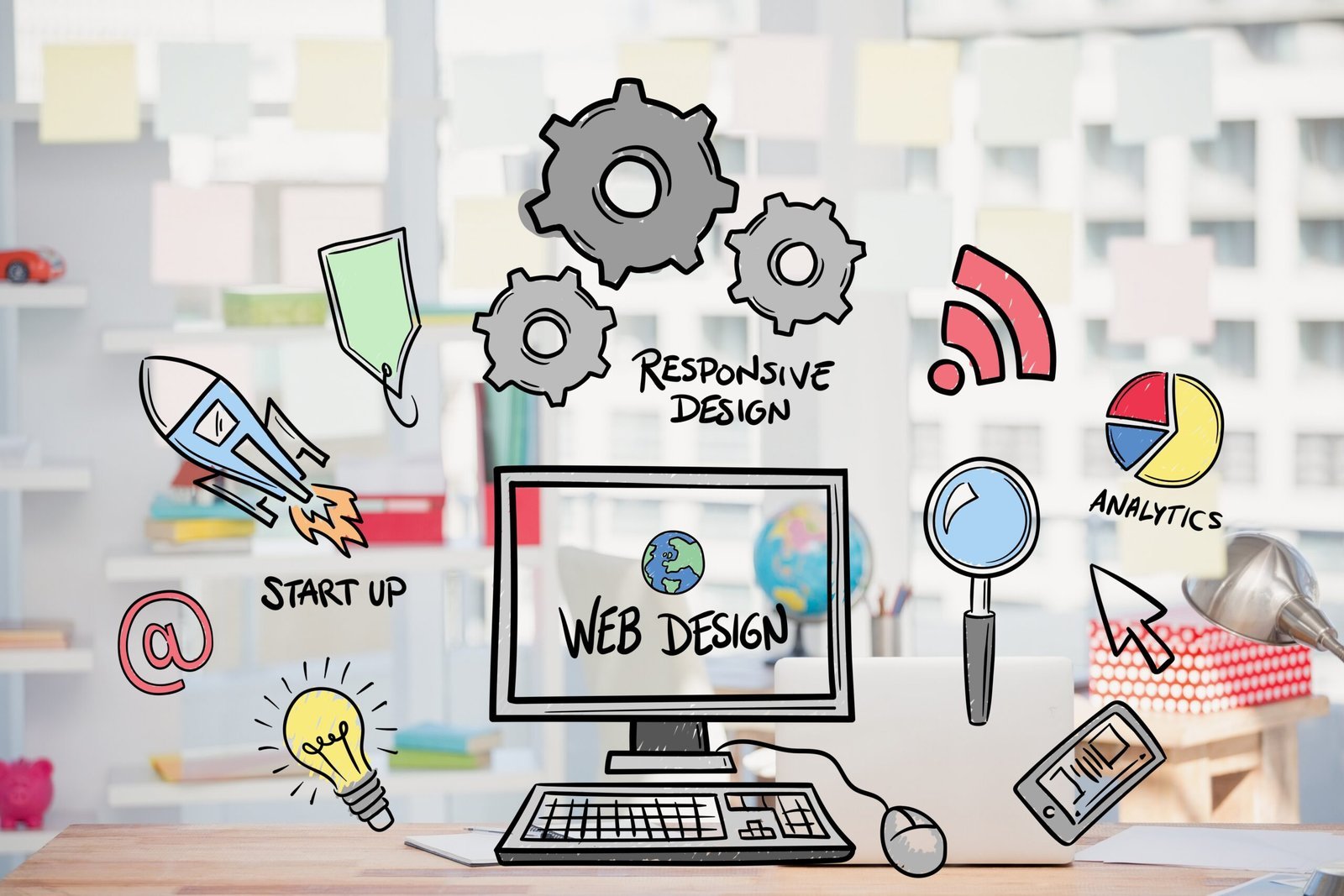 10 Signs Your Website Needs a Redesign 1 web design concept with drawings scaled 1