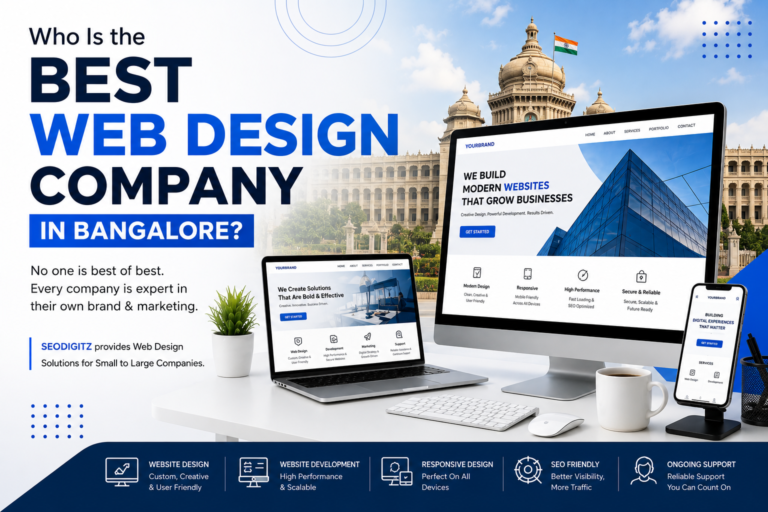 Who Is the Best Web Design Company in Bangalore?